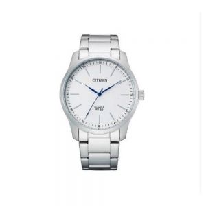 RELOJ MARCA CITIZEN   CON  EXTENCIBLE  METAL PLATA      ACERO INOXIDABLE CON FECHADOR CON  CRISTAL MINERAL  RESISTENTE AL AGUA 50 MTS  SI NO SE ABRE SOLO SE GRAB EN LA TAPA